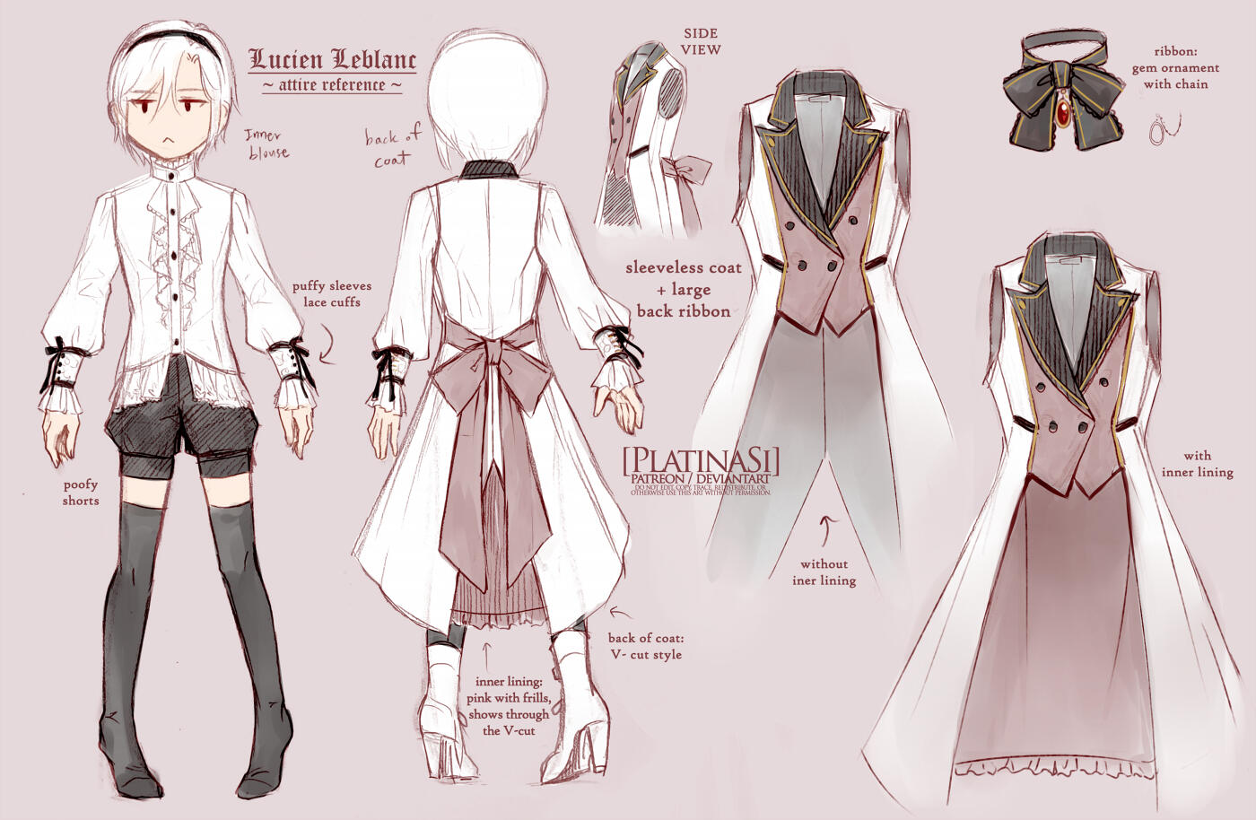 special comm: reference sheet